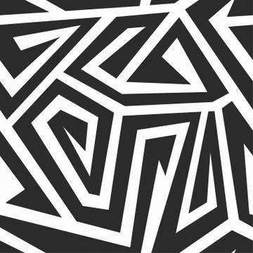 Monochrome spiral seamless texture Stock Illustration