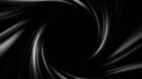 Monochrome spiral vortex with blurred light streaks swirling into a dark ce.. Stockillustratie