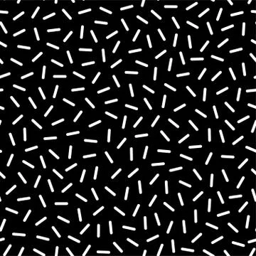 Monochrome sprinkle seamless pattern Stock Illustration