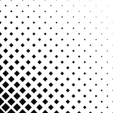 Monochrome square pattern - vector illustration Illustrazione stock
