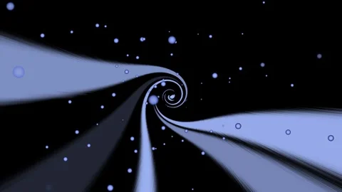 Monochrome swirling vortex background animation Vídeo Stock 334954169