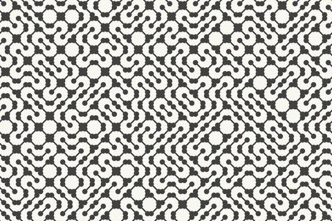 Monochrome technology background, abstract geometric bg with random placed de Stock Illustration