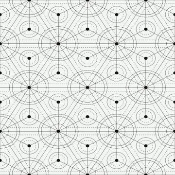 Monochrome technology seamless pattern Stock Illustration