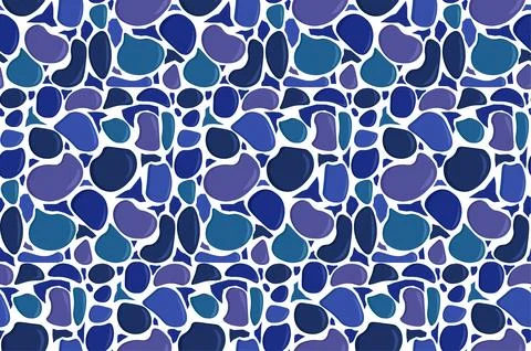 Monochrome terrazzo seamless pattern. Repeating design element for printing on 스톡 일러스트