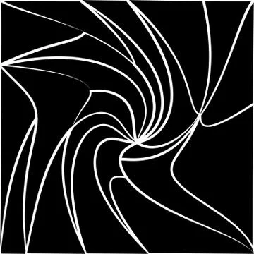 Monochrome tessellating background. Abstract distorted pattern, geometric tex イラスト素材