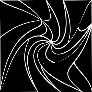 Monochrome tessellating background. Abstract distorted pattern, geometric tex Illustrazione stock