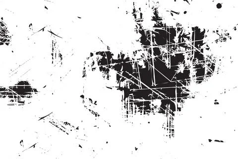 Monochrome texture vector with black and white colors. Metallic scratch and.. Stock Illustration