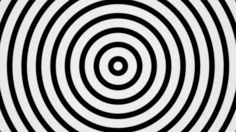 Monochrome transition effect, black and white mask loop background, luma matte Video stock 128011119