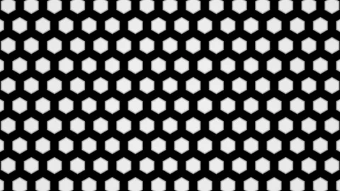 Monochrome transition effect, black and white mask loop background, luma matte Stock Footage 128011174
