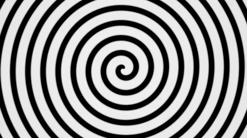 Monochrome transition effect, black and white mask loop background, luma matte Video stock 129640195