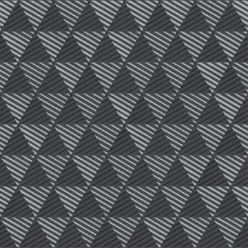 Monochrome triangles. Seamless pattern. Illustrazione stock