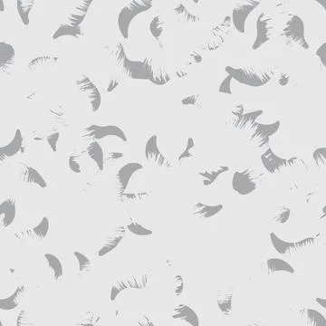 Monochrome Tropical Leaf Seamless Pattern Design イラスト素材