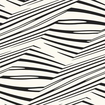 Monochrome Variegated Textured Zigzag Pattern Stock Illustration
