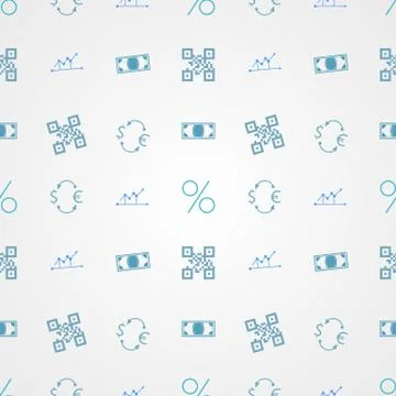Monochrome vector background for internet banking Stock Illustration