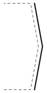 Monochrome Vector Bracket Arrow Infographic Element Stock Illustration