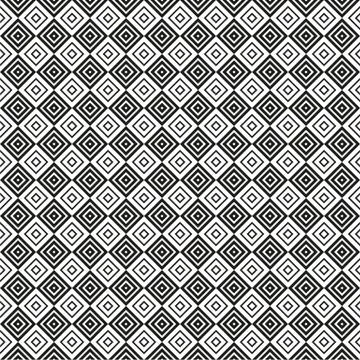 Monochrome vector seamless pattern Illustrazione stock