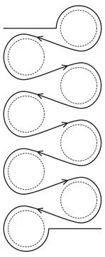 Monochrome vertical 8-step vector diagram template Illustrazione stock