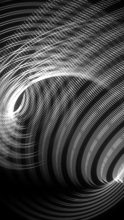 Monochrome Vortex Grid Video stock 310520205