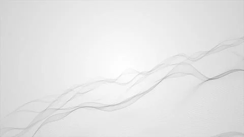 Monochrome wave background Stock Illustration