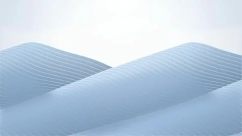 Monochrome wave like hills glide in a seamless loop Stock Footage 342862101