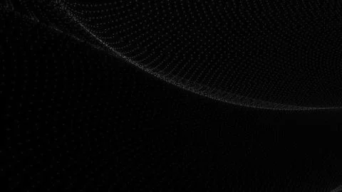 Monochrome wave Stock Illustration
