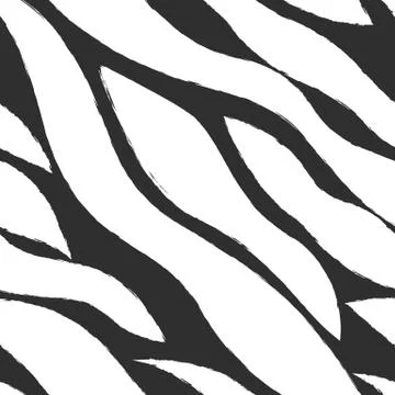 Monochrome waves pattern. Stock Illustration