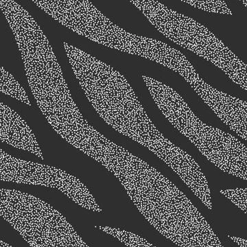 Monochrome waves pattern. Stock Illustration