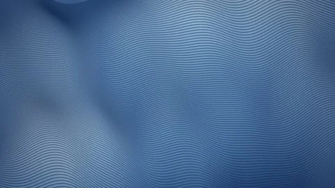 Monochrome wavy lines flow in a seamless loop Stock Footage 340957551