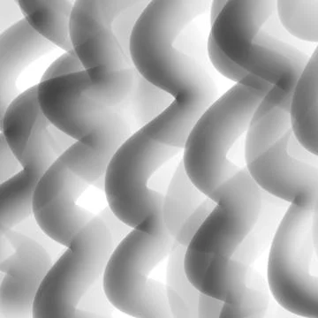 Monochrome Wavy Ribbon Pattern Abstract Background Stock Illustration