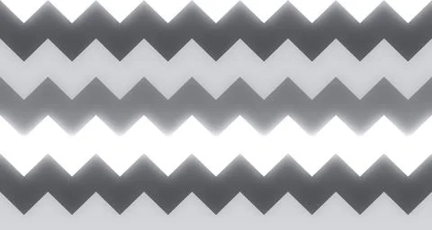 Monochrome zigzag pattern on dark background Stock Illustration