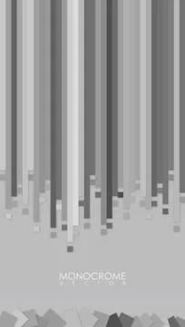 Monocrome Vector Background Stock Illustration