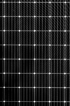Monocrystalline solar panel texture for renewable energy Fotos Stock