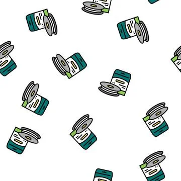 Monofilament line vector seamless pattern Stock Illustration