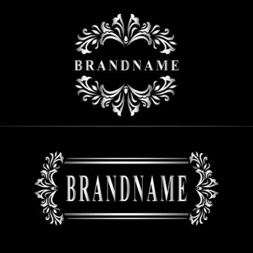Monogram design elements, graceful template. Elegant line art logo . Business Stock-Illustration