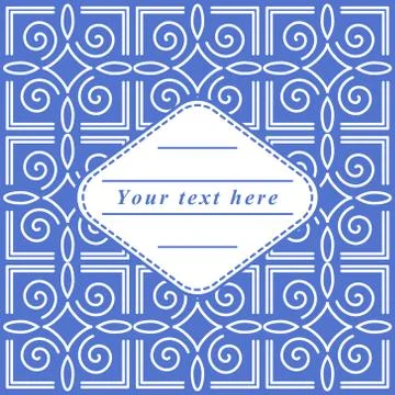 Monogram design elements, graceful template. Calligraphic elegant line art   Stock-Illustration