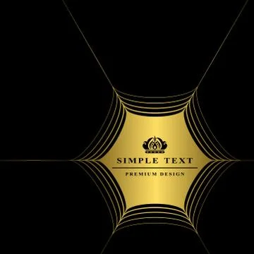 Monogram design elements, graceful template. Web frame line art logo . Retro  스톡 일러스트