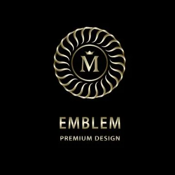 Monogram design elements, graceful template. Elegant line art logo design. Le 스톡 일러스트