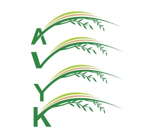 Monogram Initial Green Leaf Sign Stock Illustration