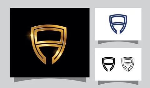 Monogram Initial Letter A Stock Illustration