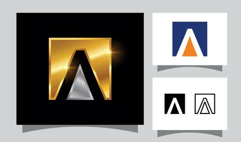 Monogram Initial Letter A Stock Illustration