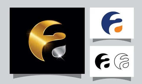 Monogram Initial Letter A Illustrazione stock