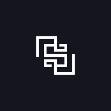 Monogram initial letter S logo design inspiration vector template	 Stock Illustration