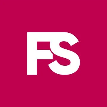 Monogram initials ps logo letters, overlapping conjunction couple p s letters Stock Illustration