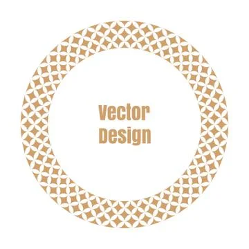 Monogram line vintage frame Illustration