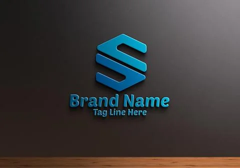 Monogram Logo, SS Letter Design Stock Illustration