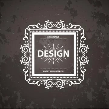 Monogram  luxury logo   template Stock Illustration