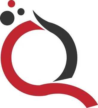 Monogram q logo template vector graphic Stock Illustration