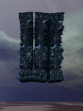 Monolith of Darkness Stock Illustration