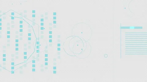 Monolithic Optimized HUD Network Defense Terminal: Master UI Screen : 4K Alpha 스톡 동영상 332943762