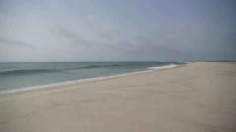Monomoy Beach waves Stock Footage 27168682